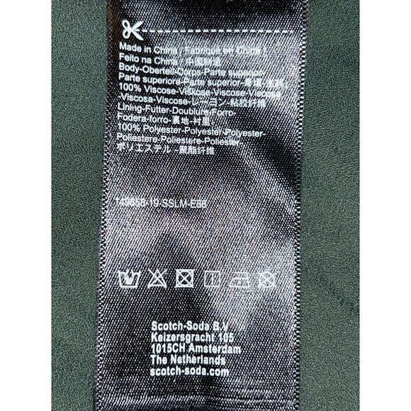 Scotch & Soda Bamboo Beach Floral Print Dress in XSmall Womens Long Sleeve - Picture 10 of 14